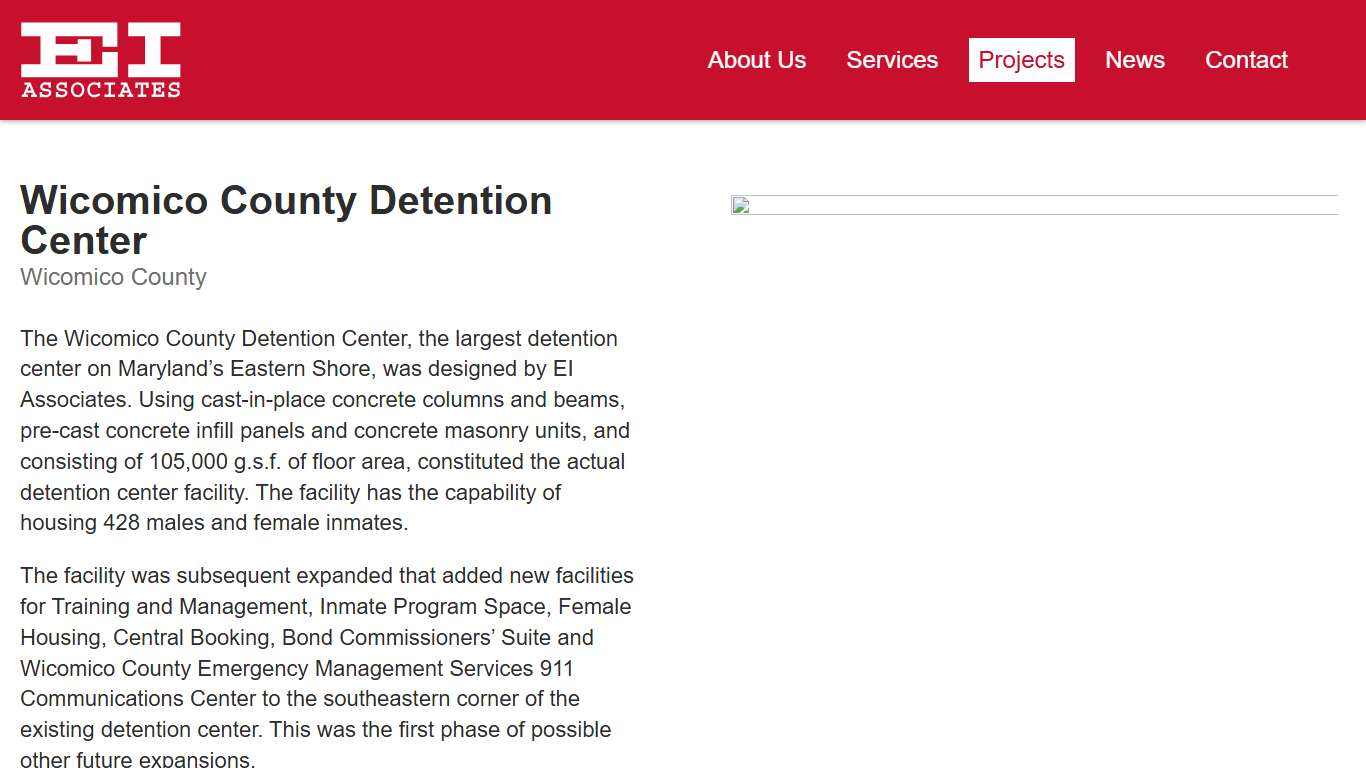 Wicomico County Detention Center - EI Associates