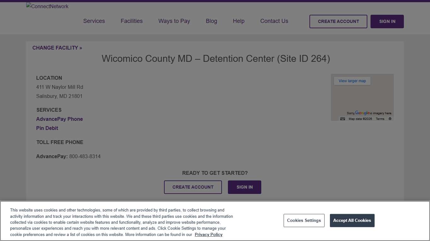 Wicomico County MD – Detention Center ConnectNetwork